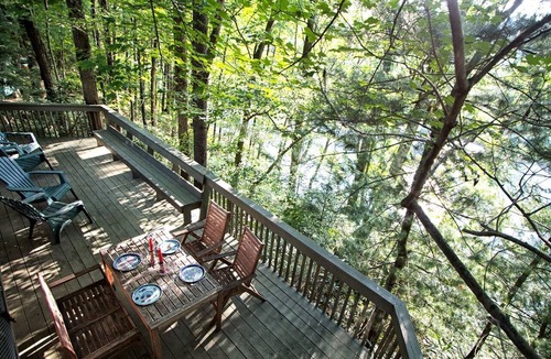 Confluence Cabin | Beautiful Cabin with Hot Tub Surrounded by Trees in Confluence, Pennsylvania
