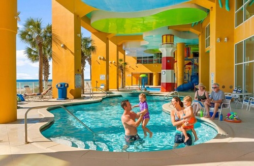 West Panama City Beach Condo | Best Beachfront Resort - Splash 1906E! Free Beach Chairs, Pools, Fireplace, Crib