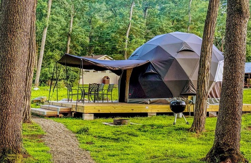 Gilboa Cabin | Boutique Glamping Dome in the Catskill Mountains