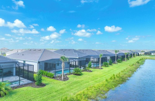 Punta Gorda House | Brand New! 3-bed 2 Bath Golf house POOL & SPA in Webbs Reserve in Babcock Ranch