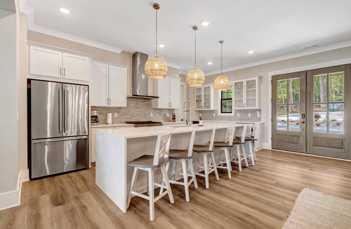 Henrico House | Brand New 6-bedroom Lakefront House with Boathouse on over 2 Acres!