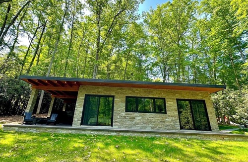Rye Valley Cabin | Brand new completed June 2025 with Hot tub and River