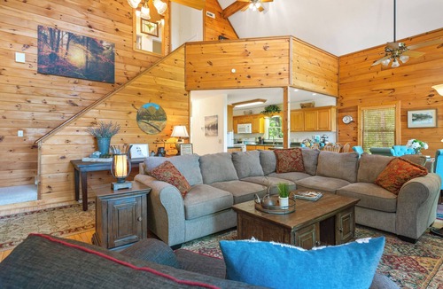 Clarkesville Cabin | Breathtaking Views for Family & Friends to Gather