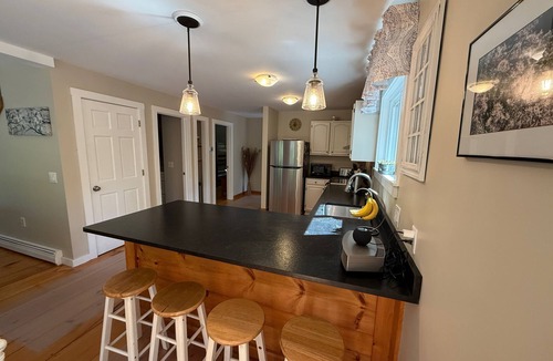 Eidelweiss Village House | Bright Updated Chalet Beaches, Deck, Workstations