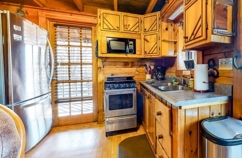 Blue Ridge Cabin | Cabin in the woods with private hot tub & paved road access - dog-friendly
