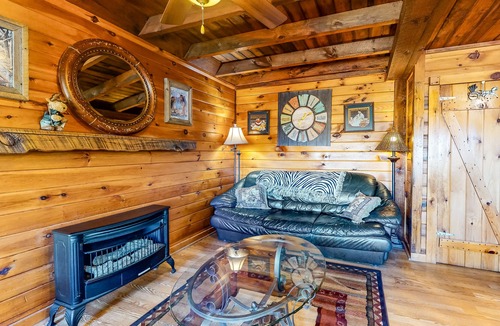 Blue Ridge Cabin | Cabin in the woods with private hot tub & paved road access - dog-friendly
