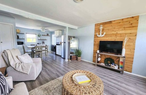 West Ocean City House | Canal-front home with fast WiFi, central ac, and private dock
