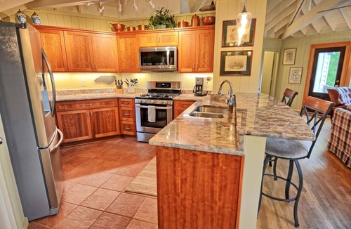 Seven Devils Ski Chalet | Charming 2-bedroom chalet in Seven Devils, NC, perfect for a cozy getaway.