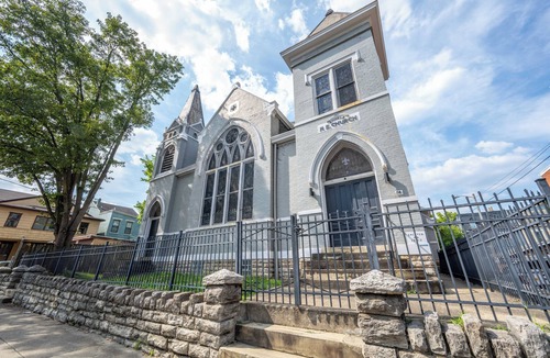 Covington House | Charming 3-bed church with natural light, historic charm in lovely Covington KY