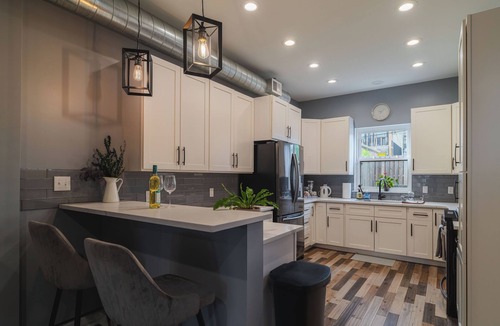 Lower Lawrenceville House | Charming 3-bedroom house in Pittsburgh with Skyline Views & Putting Green