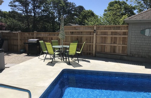 Mews Village House | Charming 3bd/2ba Home in New Seabury w/Pool, firepit, central A/C, near beaches