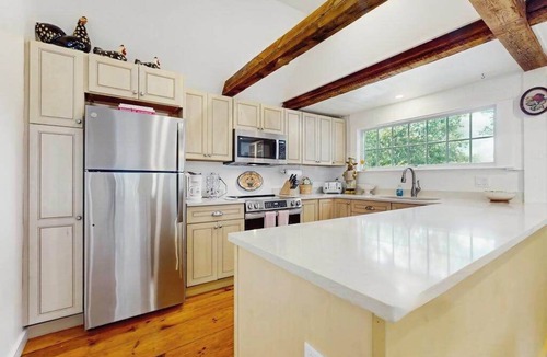 Marstons Mills House | Charming home, great location, A/C, games, W/D, deck, & grill, firepit