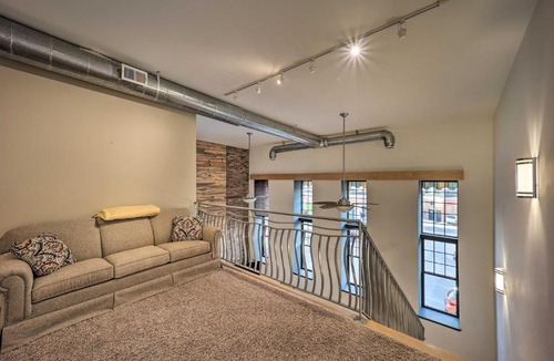 Sullivan County Apartment | Chic Downtown Escape, 8 Miles to Motor Speedway!