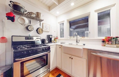 Wilmington Cottage | Cottage in the woods with a firepit, grill, washer/dryer, & AC - dog-friendly