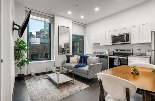 Cultural District Condo | Coze DT 1BD, Walk to Convention Center & Stadiums