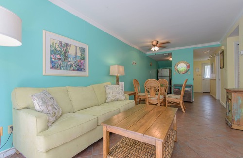 Truman Annex Condo | Craig & Cindy Key West Truman Annex Shipyard Condo with a deck at Mile Marker 0!