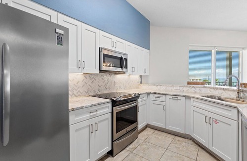 Avalon Beach Estates Condo | Crystal View 304 - Gulf View, Pet Friendly, Pool, Beach Service, Private Beach!