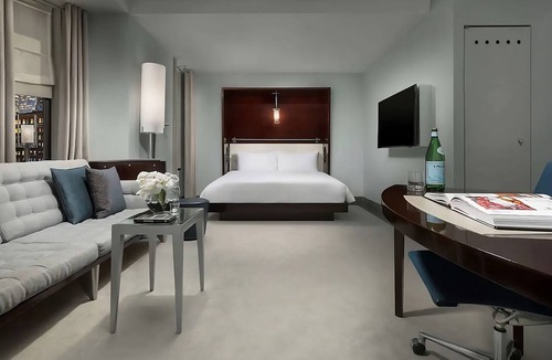 Central New York City Hotel | Deluxe One Queen Bed Accessible at Royalton New York, Pets Allowed!