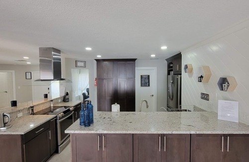 Boca Raton House | Designer 3 BR Home Heated Pool 3 mi. from the Beach & Downtown Private Backyard