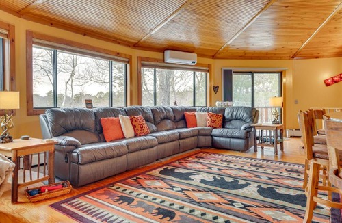 The Bays House | Dock & Beach Access: Scenic Lake Ossipee Cabin!