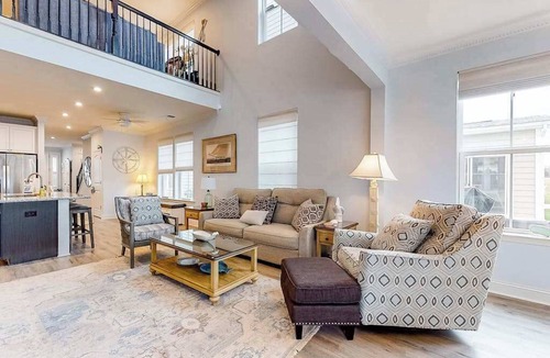 Bayside House | Dog-friendly resort townhouse w/shared sauna, fireplace, basketball/tennis court