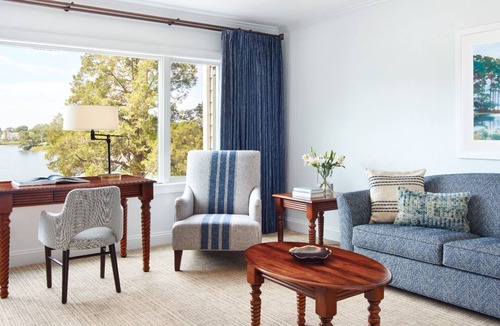 Irvington Hotel | Experience a Suite Designed for Calming Stays | Courtyard, Marina, Free Parking