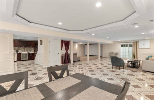 Fairfax House | Fairfax-GMU 2BR Retreat - Fire Pit & Wooded Views Lower Level