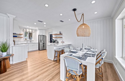 Saint Armands Key House | Five Palms | Stunning Lido Key Retreat with Private Pool, Firepit, and Steps to the Beach