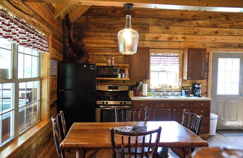 Leeper Cabin | Friendly Bear Log Cabin near Cook Forest State Park