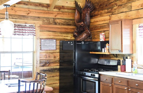 Leeper Cabin | Friendly Bear Log Cabin near Cook Forest State Park