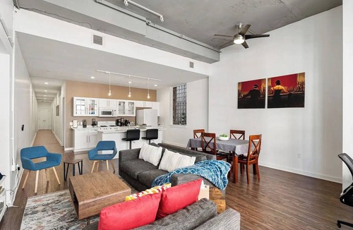 Cultural District Apartment | Great Location Large Unit Deck + Parking Available