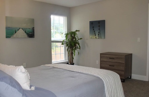 North Raleigh Apartment | Greece Theme Getaway - Centrally Located