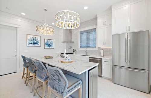 Inlet Beach House | Gulf-Front Home with Private Boardwalk, Pool, and LSV
