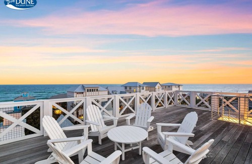 Inlet Beach House | Gulf Views, Private Heated Pool, Steps to Beach, Rooftop | Kayaks, 6 Bikes