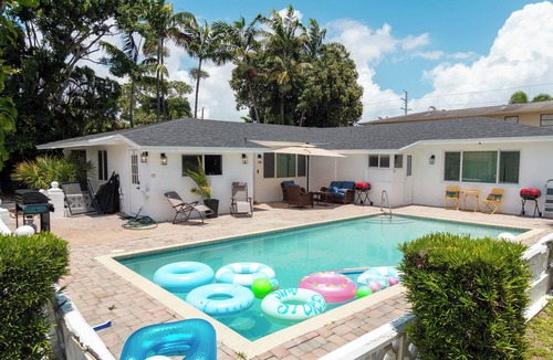 Coral Ridge Isles Apartment | Hideaway Studio · Pool · Backyard · Las Olas · Hard Rock · FIFA 2026 · Sleeps 3