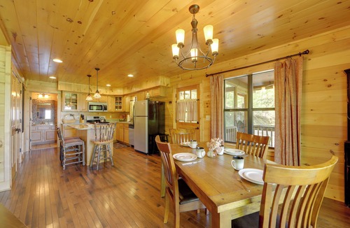 Bryson City Cabin | Hot Tub, Fire Pit & Mtn Views: Bryson City Escape