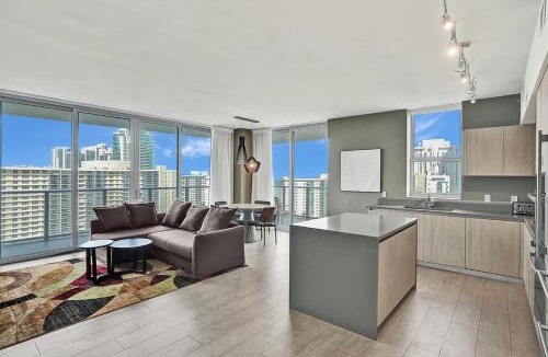 Hollywood South Central Beach Apartment | HYDE 2BR & 2BA Oceanview - No Hotel Fees thru Dec 31