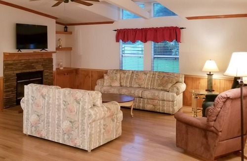 Silver Springs House | Inviting home with ATV & RV parking, firepit & private tanning bed
