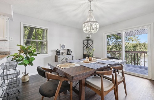 Snellville House | Lakefront Escape with Sauna, Hot Tub, BBQ & Games