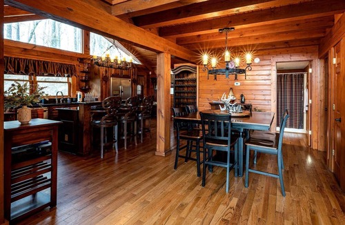 Topton Cabin | Lakeview Cabin with Large Private Deck in Topton, North Carolina