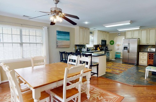 Savannah Beach House | Located Just One Block From Beach w/Spacious Porch