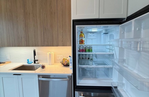 East Boston Apartment | Luxury 1BR w/Rooftop 5 min to Logan Airport Free EV Garage Parking