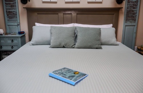 Logan Hotel | Luxury King suite with air-jet jacuzzi , private entrance & deck