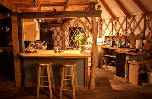 New Haven Cabin | Luxury Yurt Rental Hidden in the Forest near Bristol, Vermont