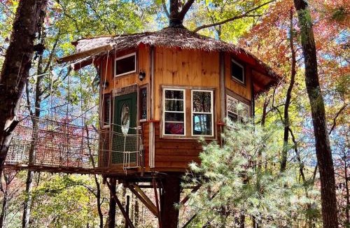 Copperhill House | Magical Treehouse Mountain Views Dog Friendly