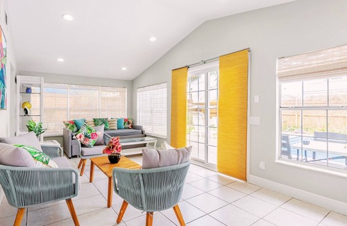 El Centro Beach House | Mighty Big Beach: Private Game Rm, Pool + Hot Tub, Dog-Friendly, Walk 2 Beach