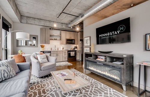 Warehouse District Apartment | MINNeSTAY* Sable 409 - One Bedroom | North Loop | Target Center