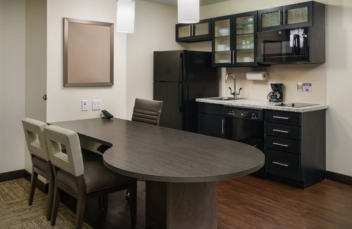 Florida Central Atlantic Coast Hotel | Modern Double Queen Studio | Kitchen & Grill | 3 mi to Typhoon Lagoon