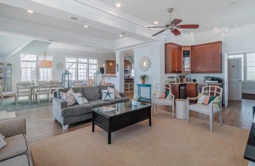 North Topsail Beach House | N. Topsail Family-Oriented Beachfront Home Within Walking Distance to Pool