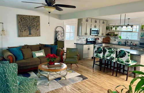 Hermitage House | Nashville Retreat near BNA ~ Pet Friendly + Backyard BBQ